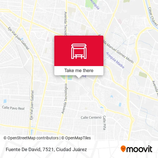 Mapa de Fuente De David, 7521