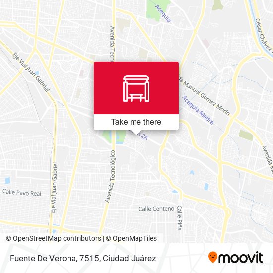 Fuente De Verona, 7515 map