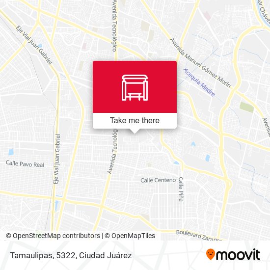 Mapa de Tamaulipas, 5322