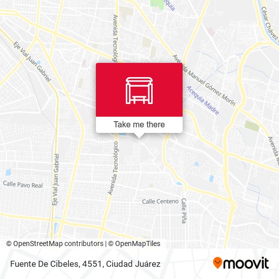 Fuente De Cibeles, 4551 map