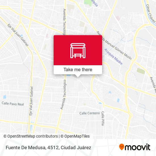 Fuente De Medusa, 4512 map