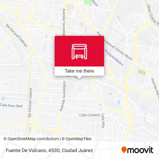 Fuente De Vulcano, 4530 map