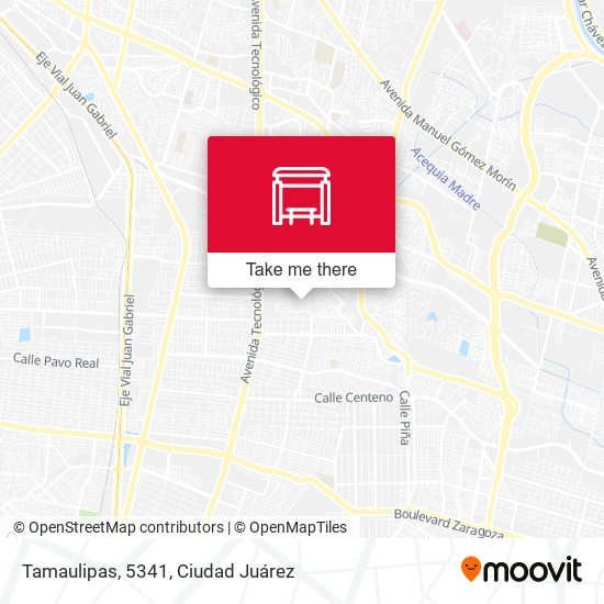 Tamaulipas, 5341 map