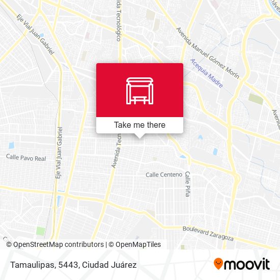 Tamaulipas, 5443 map