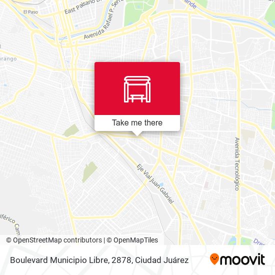 Boulevard Municipio Libre, 2878 map