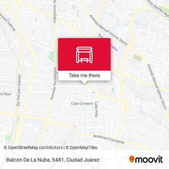 Balcón De La Nube, 5481 map