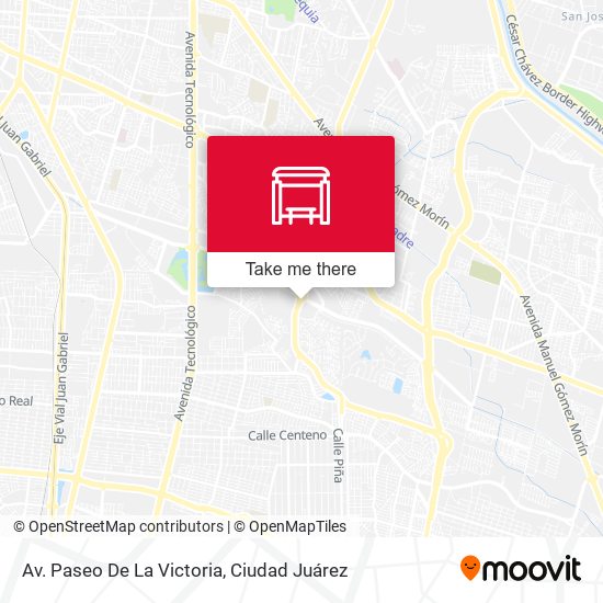 Av. Paseo De La Victoria map