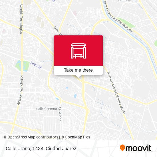 Calle Urano, 1434 map