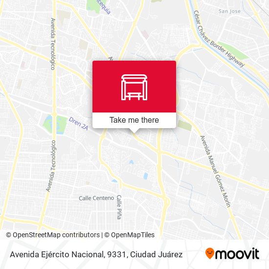 Avenida Ejército Nacional, 9331 map