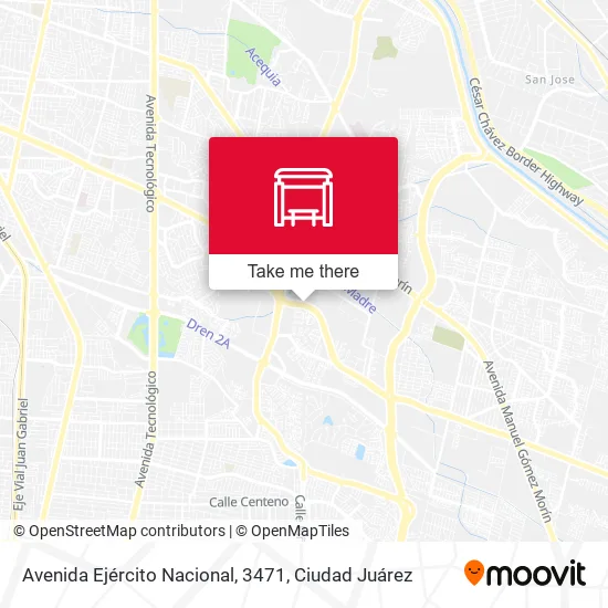 Mapa de Avenida Ejército Nacional, 3471