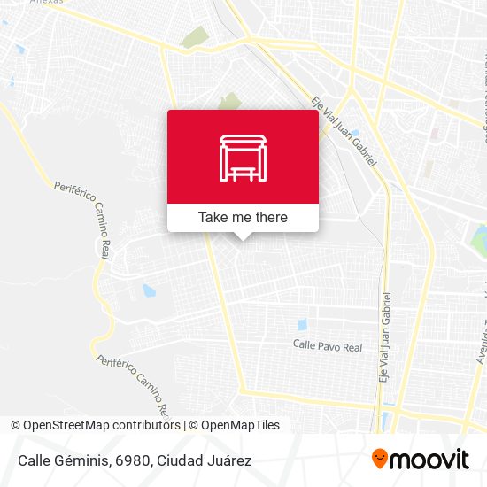 Calle Géminis, 6980 map