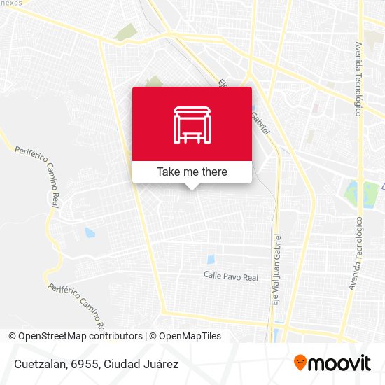 Cuetzalan, 6955 map