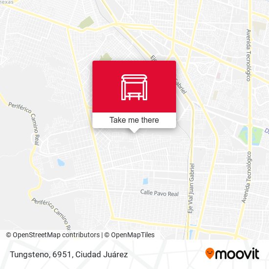 Tungsteno, 6951 map
