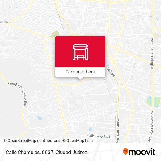 Calle Chamulas, 6637 map