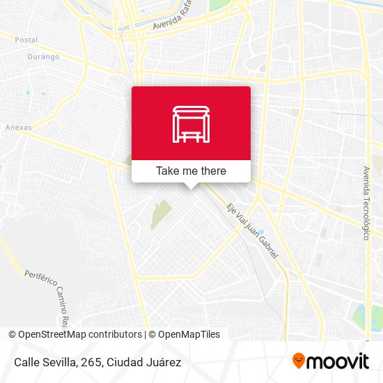 Mapa de Calle Sevilla, 265