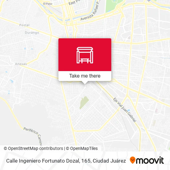 Mapa de Calle Ingeniero Fortunato Dozal, 165