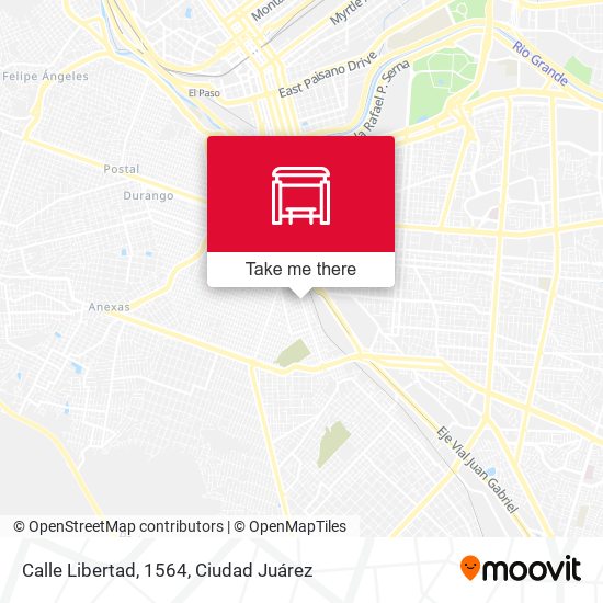 Calle Libertad, 1564 map