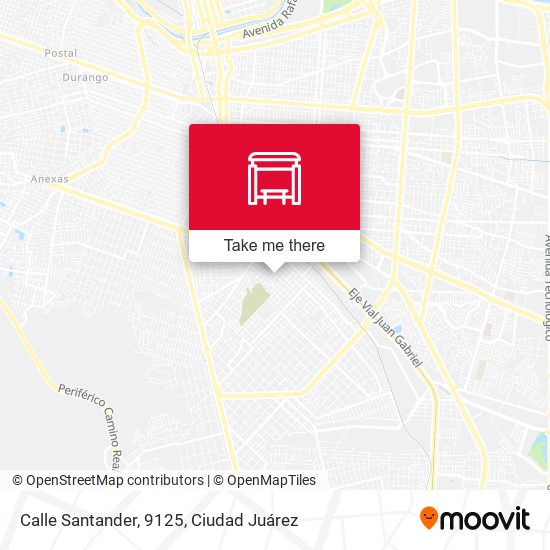 Calle Santander, 9125 map