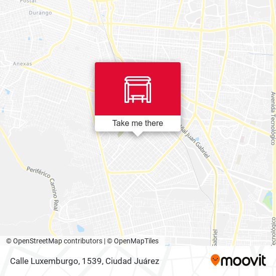 Mapa de Calle Luxemburgo, 1539