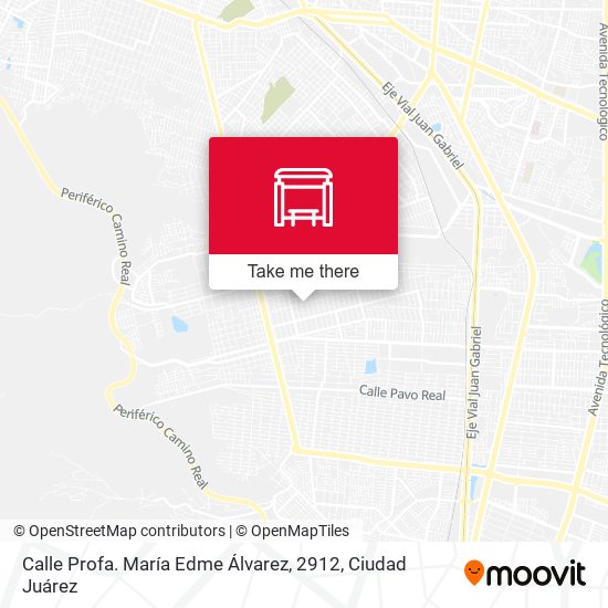 Mapa de Calle Profa. María Edme Álvarez, 2912