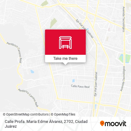 Calle Profa. María Edme Álvarez, 2702 map