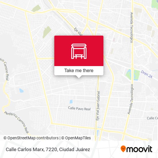 Mapa de Calle Carlos Marx, 7220