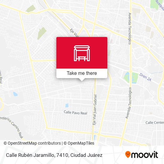 Mapa de Calle Rubén Jaramillo, 7410