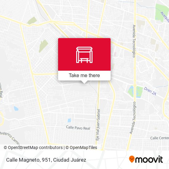 Calle Magneto, 951 map