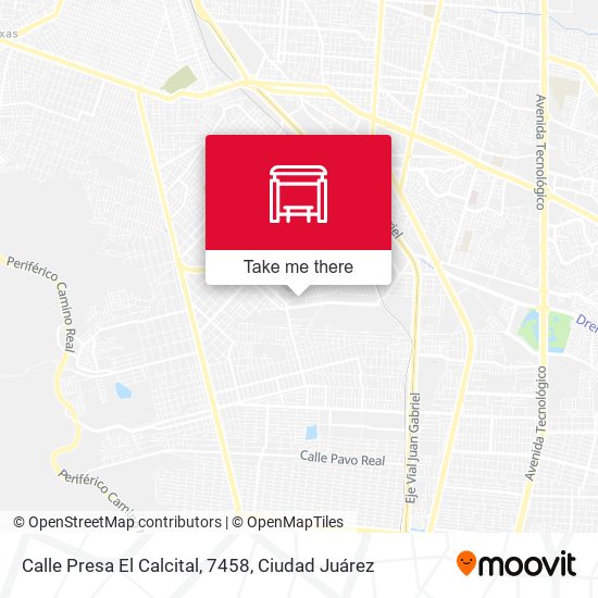 Calle Presa El Calcital, 7458 map