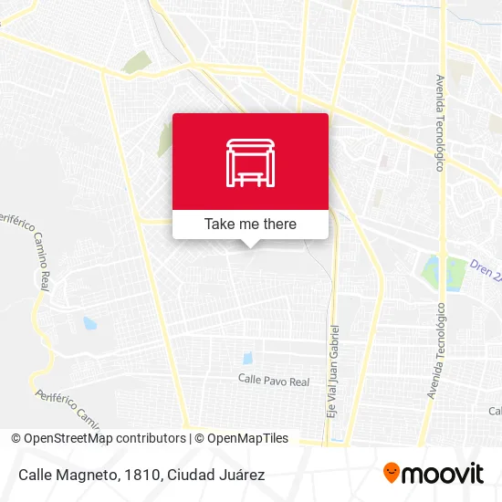 Mapa de Calle Magneto, 1810