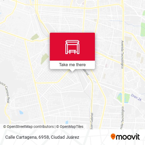 Calle Cartagena, 6958 map