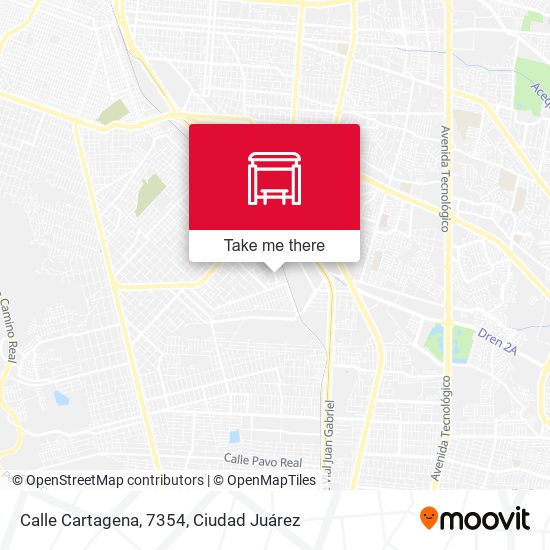 Calle Cartagena, 7354 map