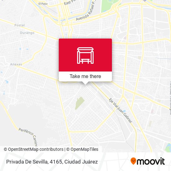Mapa de Privada De Sevilla, 4165