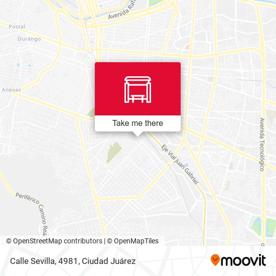 Calle Sevilla, 4981 map