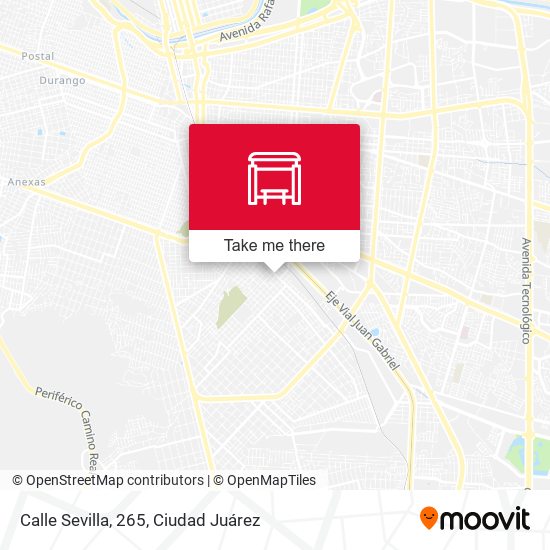 Calle Sevilla, 265 map