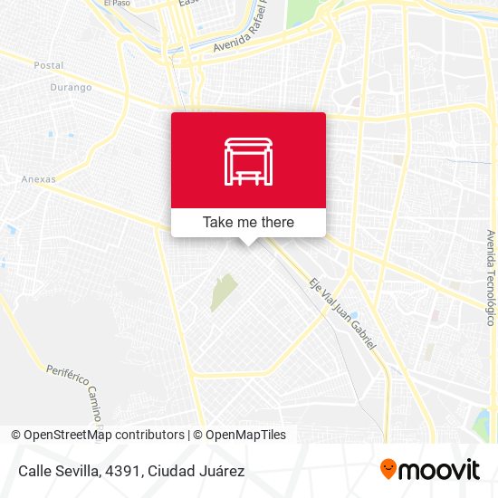 Calle Sevilla, 4391 map
