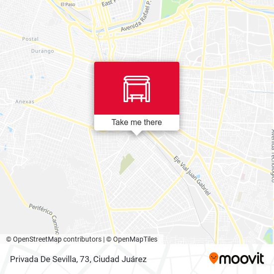 Mapa de Privada De Sevilla, 73