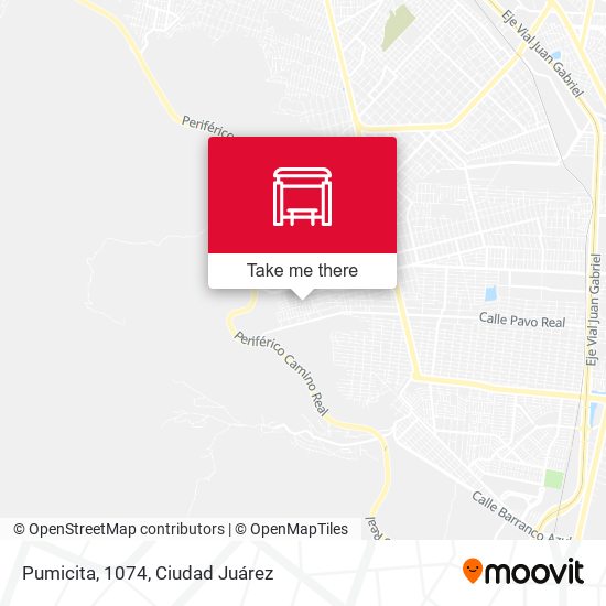 Pumicita, 1074 map