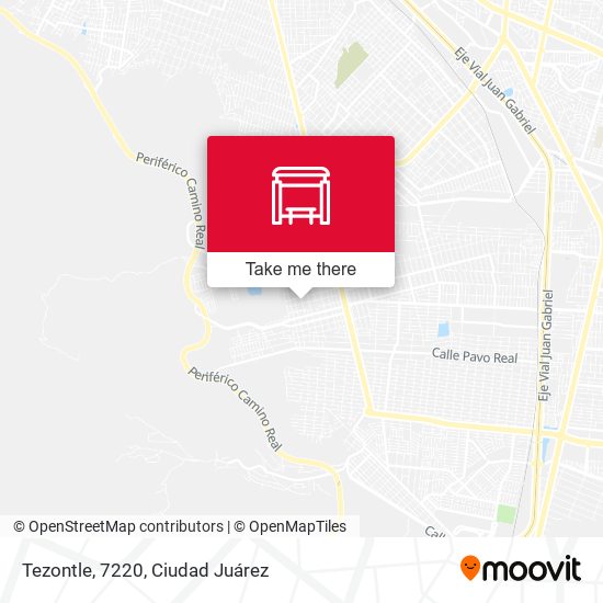 Tezontle, 7220 map