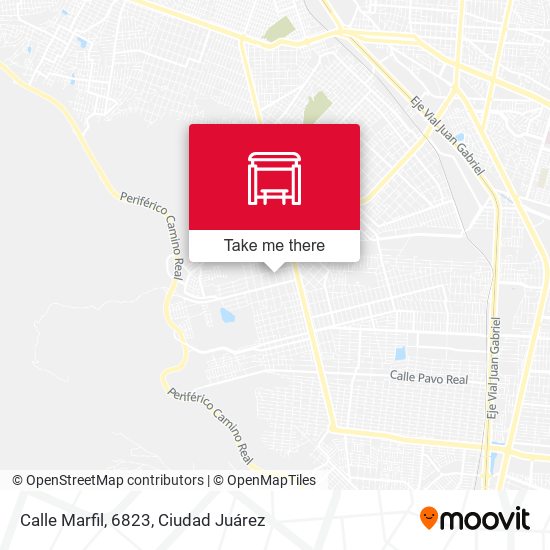 Calle Marfil, 6823 map