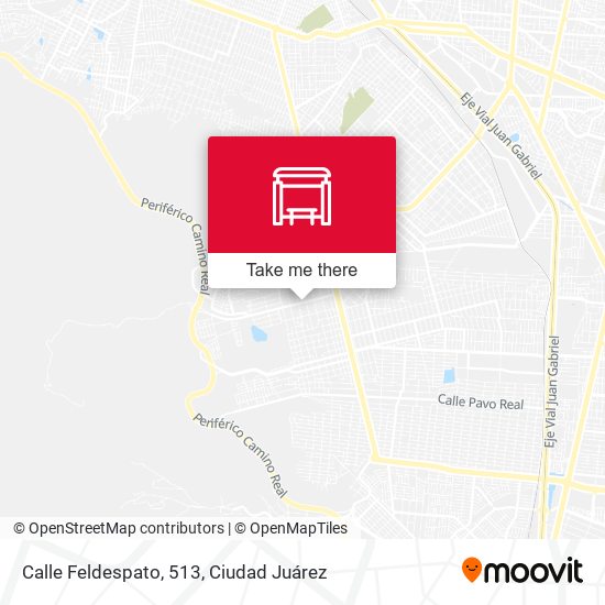 Calle Feldespato, 513 map
