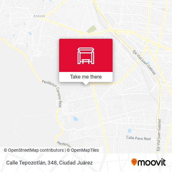 Mapa de Calle Tepozotlán, 348