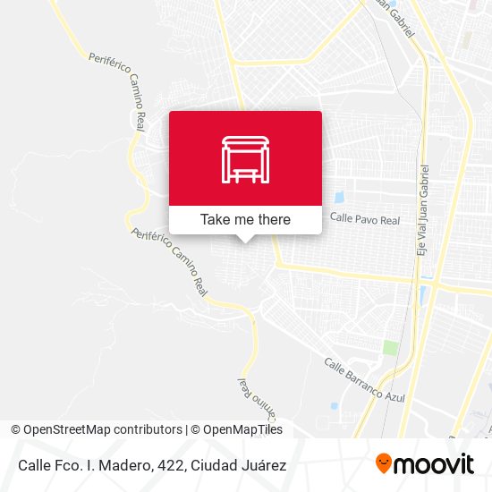 Calle Fco. I. Madero, 422 map