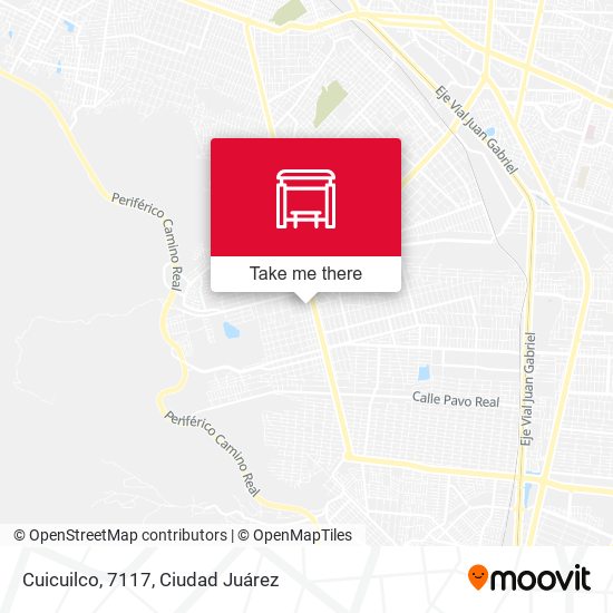 Cuicuilco, 7117 map