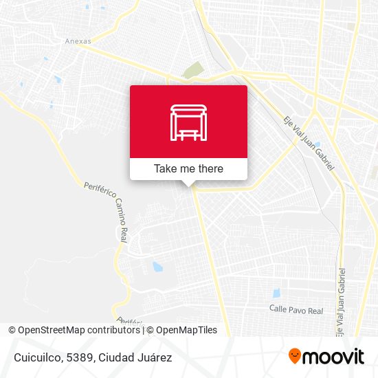 Cuicuilco, 5389 map