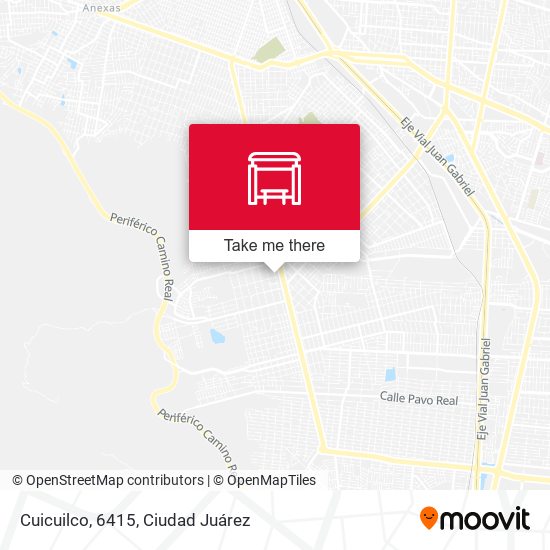 Cuicuilco, 6415 map