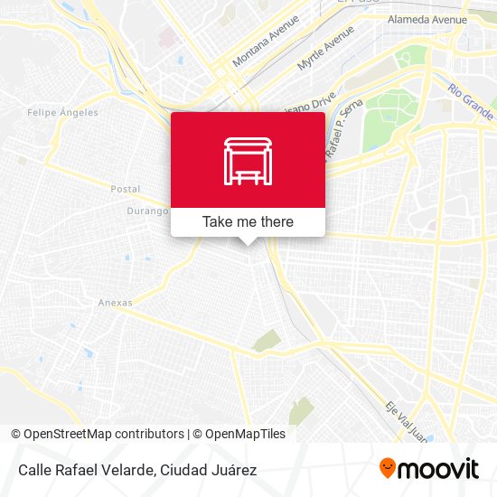 Mapa de Calle Rafael Velarde