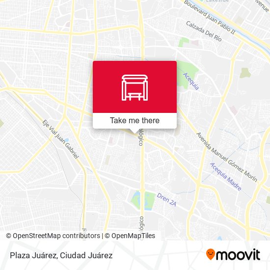 Plaza Juárez map