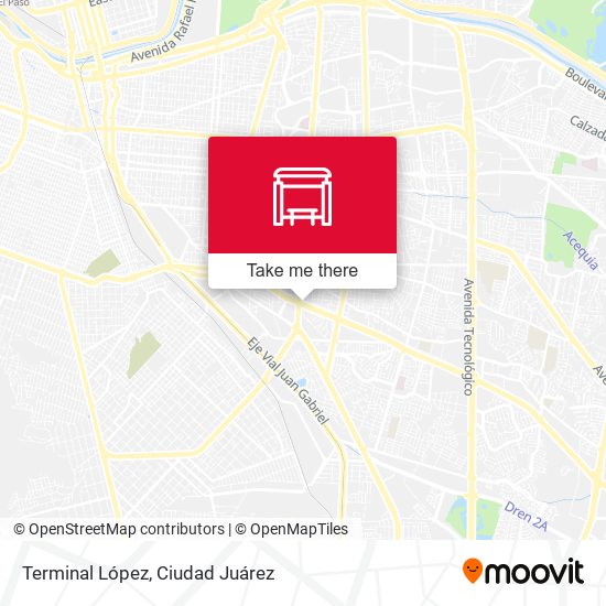 Terminal López map