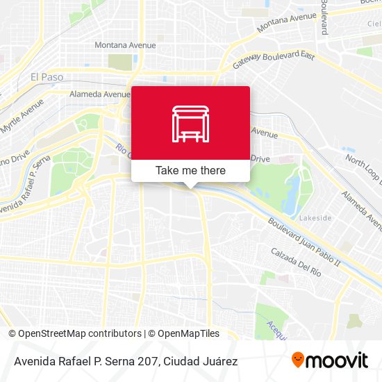 Mapa de Avenida Rafael P. Serna 207